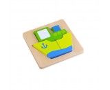 Mini puzzel schip